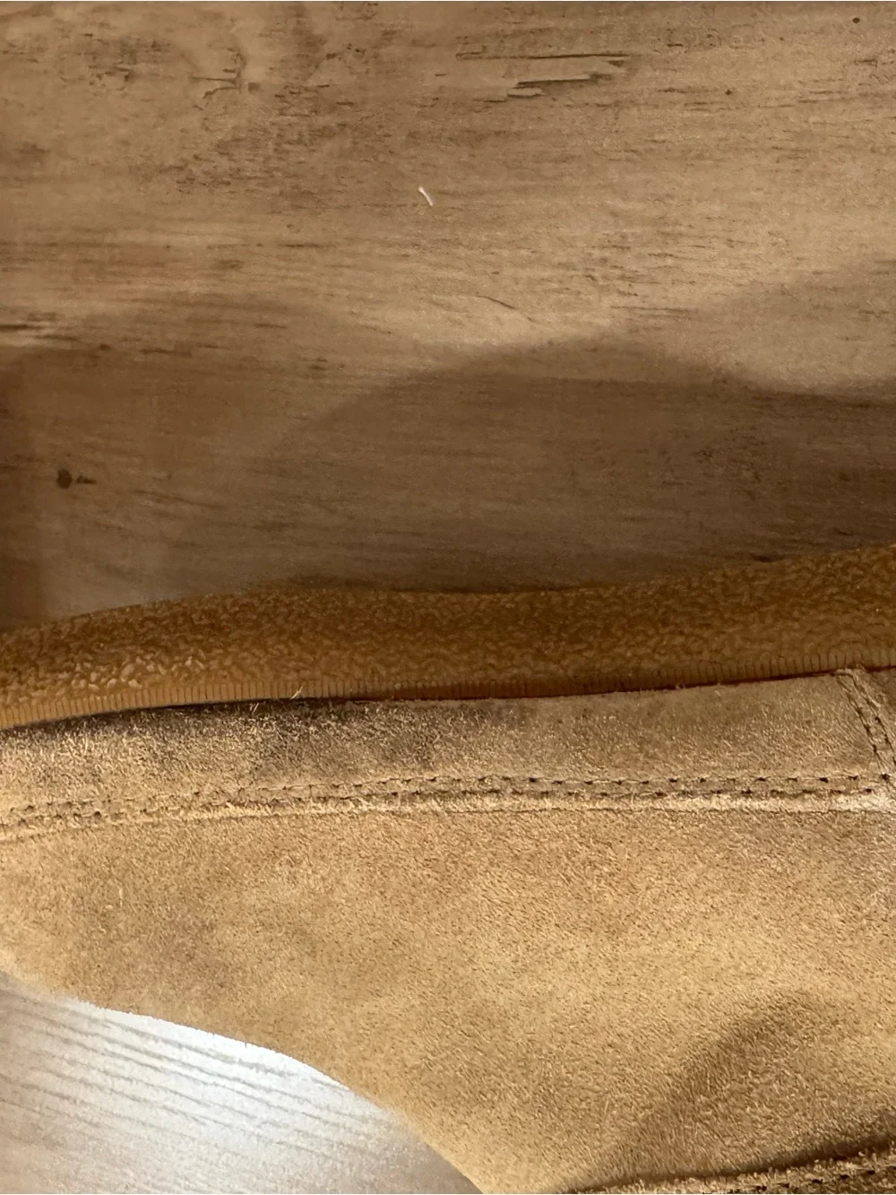 Tory Burch Suede Shearling-Lined Ankle Boots - Tan Size 8